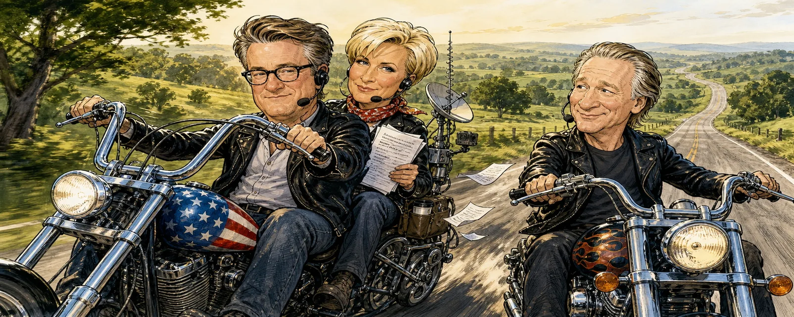 Joe Scarborough and Mika Brzezinski - and Bill Maher - Join the Resistance! Or, How They COULD Have!!