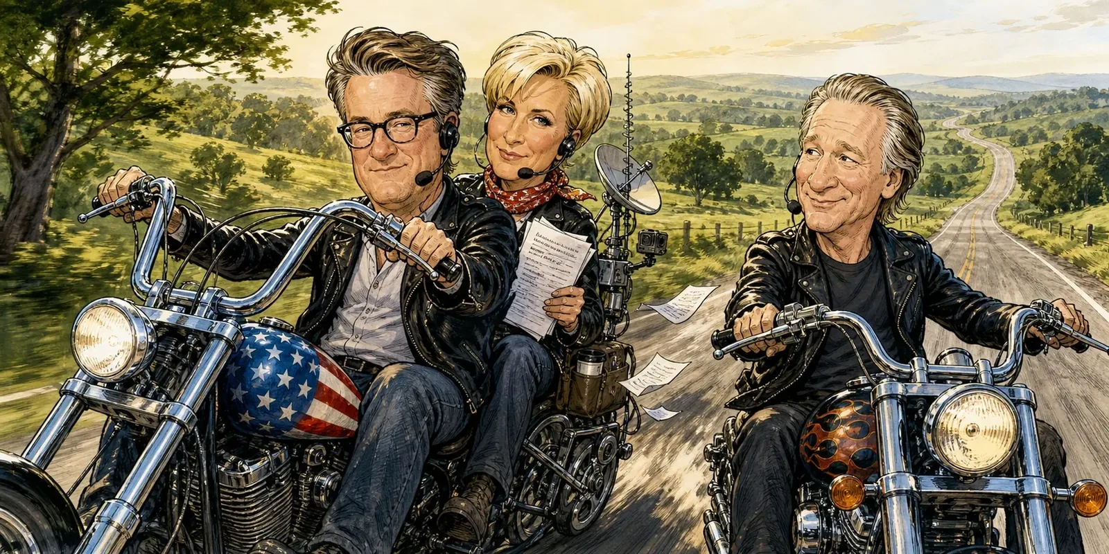 Joe Scarborough and Mika Brzezinski - and Bill Maher - Join the Resistance! Or, How They COULD Have!!
